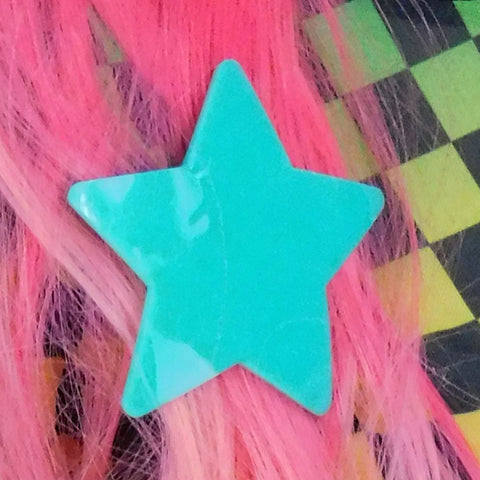 Aqua Star Hair Clip