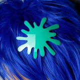 Aqua Slime Splat Hair Clip
