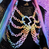 Hologram Glitter Pastel Heart-breaker Top ::2-6 Weeks Ship::