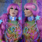 Pastel Pink, Lilac and Blue Heart Neck Wear ::Ready 2 Ship::