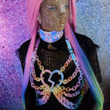 Hologram Glitter Pastel Heart-breaker Top ::2-6 Weeks Ship::