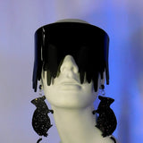 Black Drippy Slime Visor