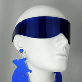 Cobalt Blue Curve Visor