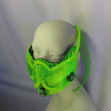 Neon Green and Black  Mask (2-4 Weeks)