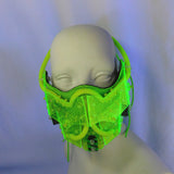 Neon Green and Black  Mask (2-4 Weeks)