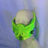 Neon Green and Black  Mask (2-4 Weeks)