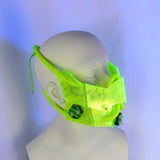 Neon Green and Black  Mask (2-4 Weeks)