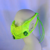 Neon Green and Black  Mask (2-4 Weeks)