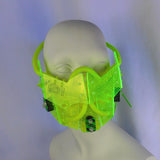 Neon Green and Black  Mask (2-4 Weeks)