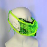 Neon Green and Black  Mask (2-4 Weeks)