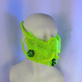 Neon Green and Black  Mask (2-4 Weeks)