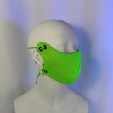 Neon Green and Black  Mask (2-4 Weeks)