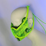 Neon Green and Black  Mask (2-4 Weeks)