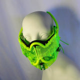 Neon Green and Black  Mask (2-4 Weeks)