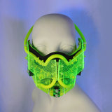 Neon Green and Black  Mask (2-4 Weeks)