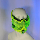Neon Green and Black  Mask (2-4 Weeks)