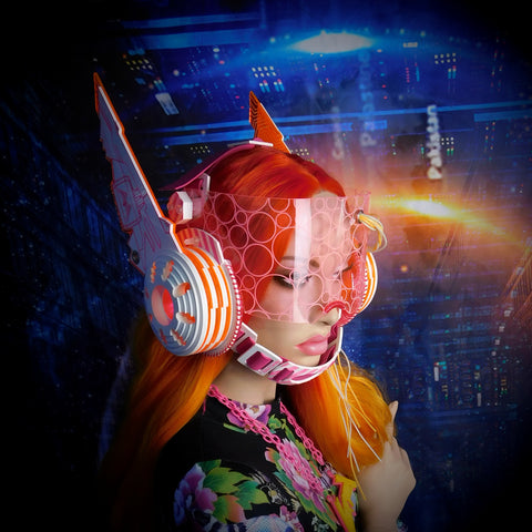 Fruit Stripe Bubblegum Crisis Headgear :: 2-6 weeks ship::