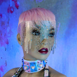 Hologram Glitter Drippy Slime Visor