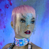 Hologram Glitter Drippy Slime Visor