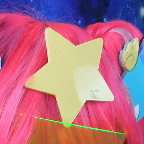 Pastel Yellow Star Hair Clip