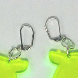 Blue Rat Earrings