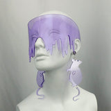 Lilac Glitter Drippy Slime Visor