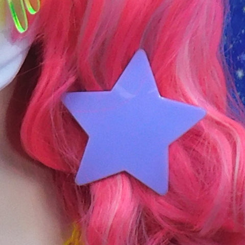 Lilac Star Hair Clip