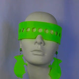 Milky Neon Green Dot Visor