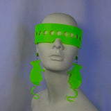 Milky Neon Green Dot Visor