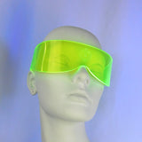 Neon Green Curve Visor