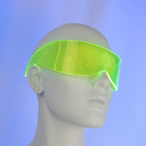 Neon Green Curve Visor