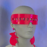 Neon Pink Dot Visor