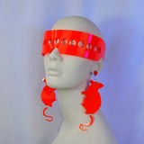 Neon Red Dot Visor