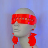 Neon Red Dot Visor