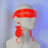 Neon Red Dot Visor