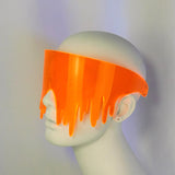 Neon Orange Drippy Slime Visor