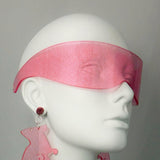 Pink Glitter Curve Visor