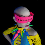 Neon Pink Dot Visor