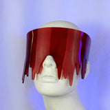 Red Drippy Slime Visor