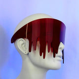 Red Drippy Slime Visor