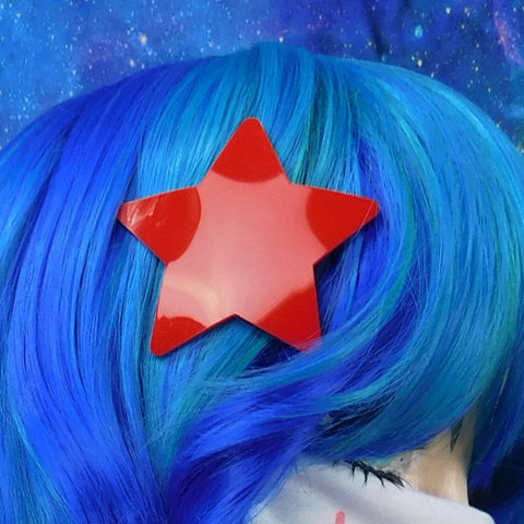 Red Star Hair Clip