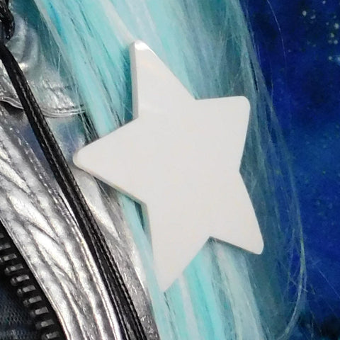 White Star Hair Clip