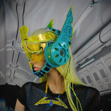 Aqua Blue Headgear :: 2-6 weeks ship::