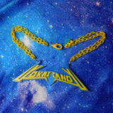 Yellow and Blue Electro Logo Pendant